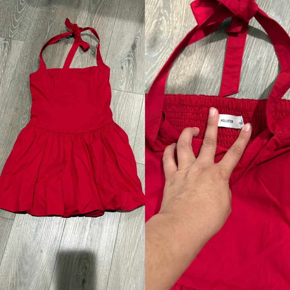 Hollister Vibrant Red Sundress